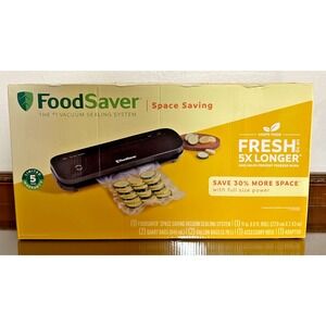 NEW FoodSaver Space Saving Vacuum Sealing System VS1210 Black New/Sealed